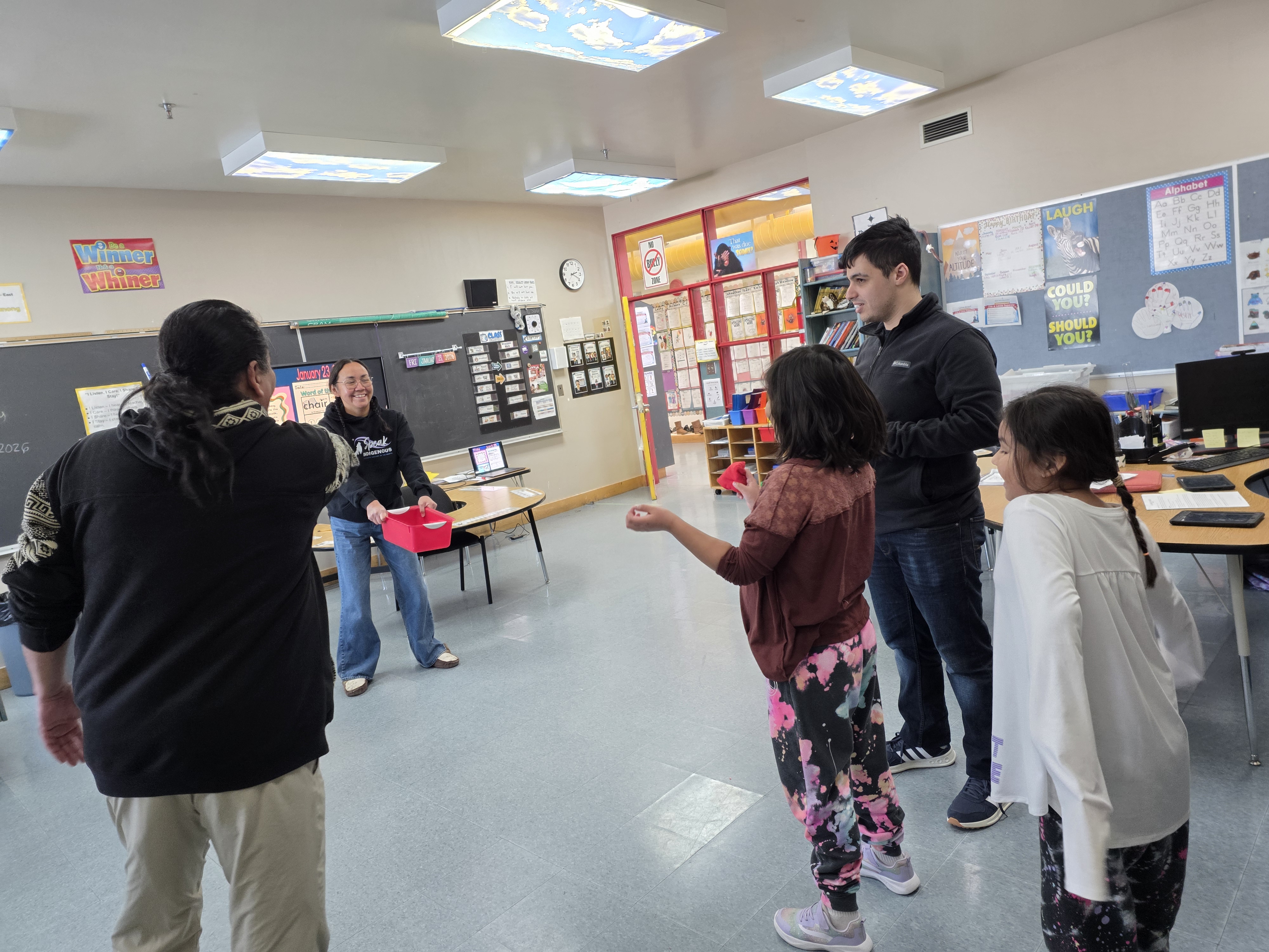 Students engaged in learning