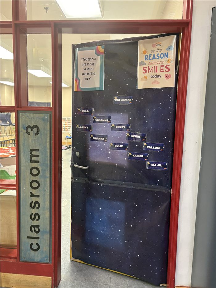Grade 3/4 classroom door